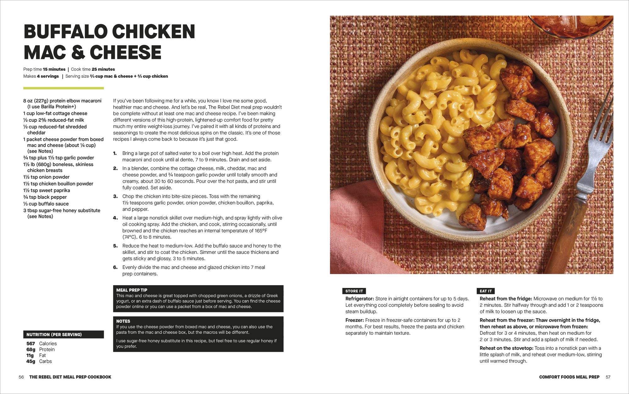 The Rebel Diet Meal Prep Cookbook: Eat Healthier, Save Money, Lose Weight