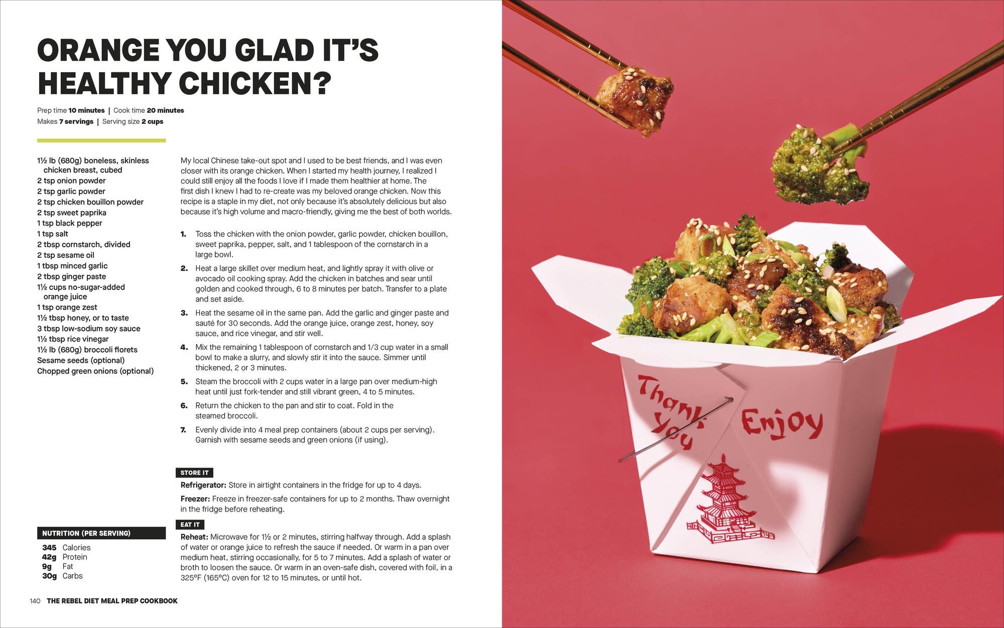 The Rebel Diet Meal Prep Cookbook: Eat Healthier, Save Money, Lose Weight