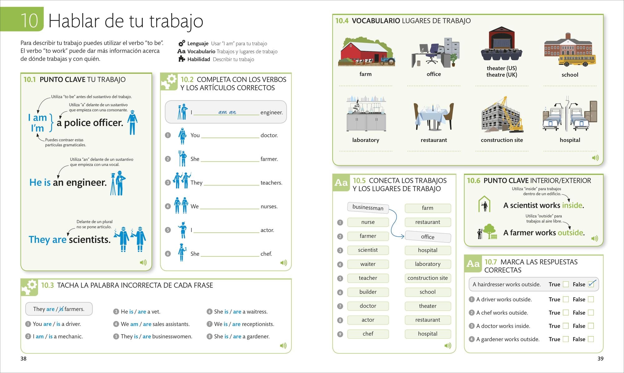 English for Everyone Nivel 1 Inicial: Libro de estudio: Edición en español