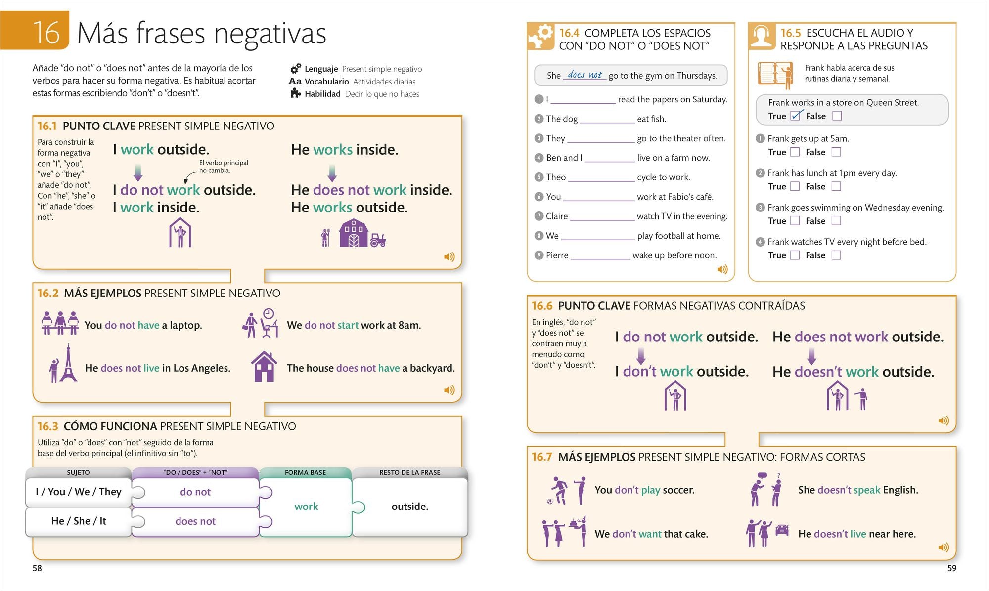 English for Everyone Nivel 1 Inicial: Libro de estudio: Edición en español