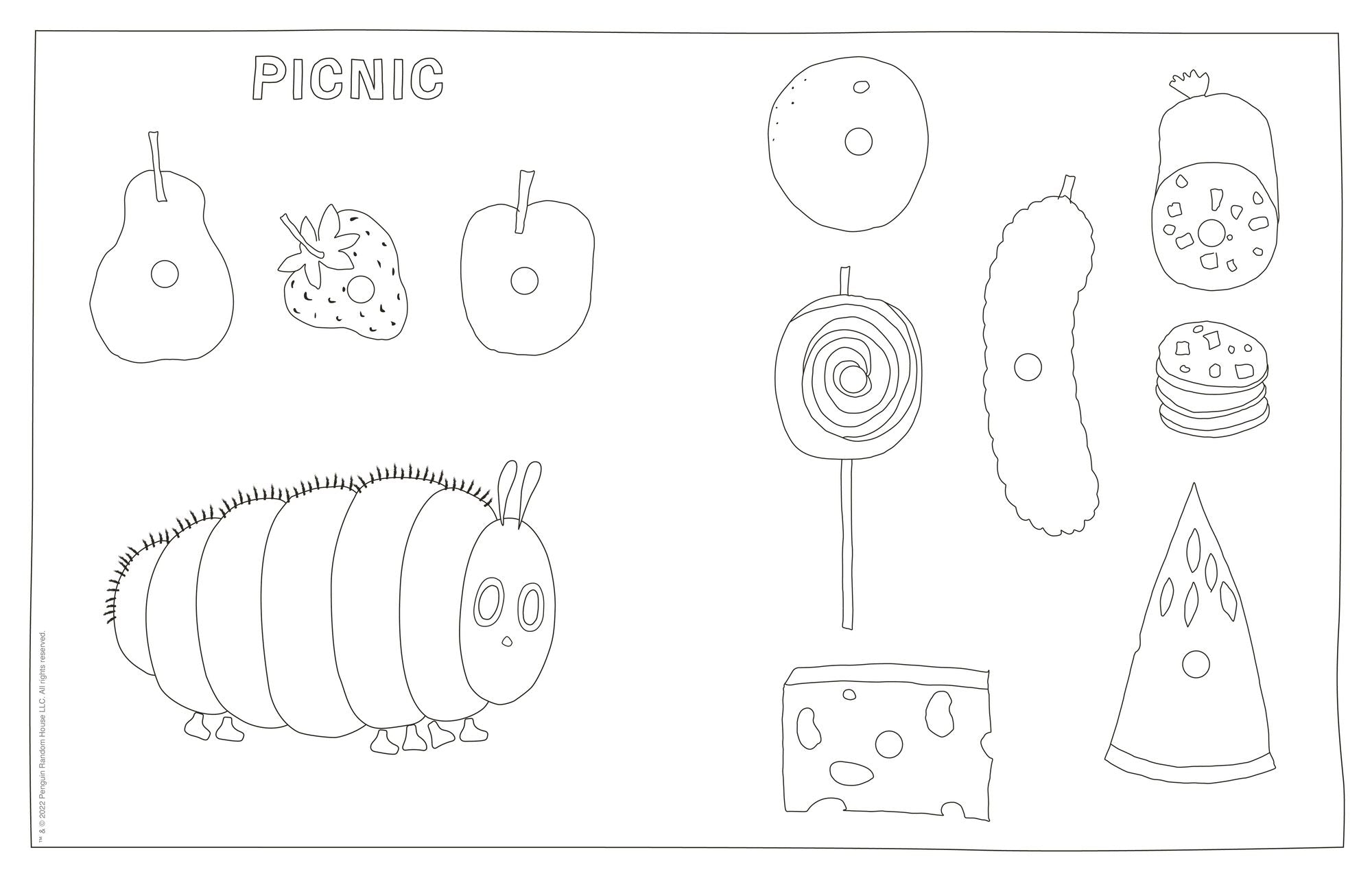 The Very Hungry Caterpillar's Very Big Coloring Book