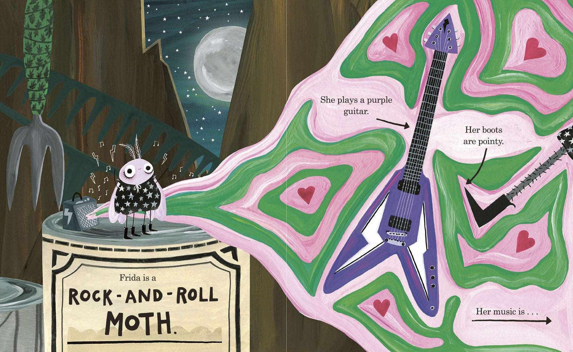 Frida the Rock-and-Roll Moth: A Story About Finding Your Confidence