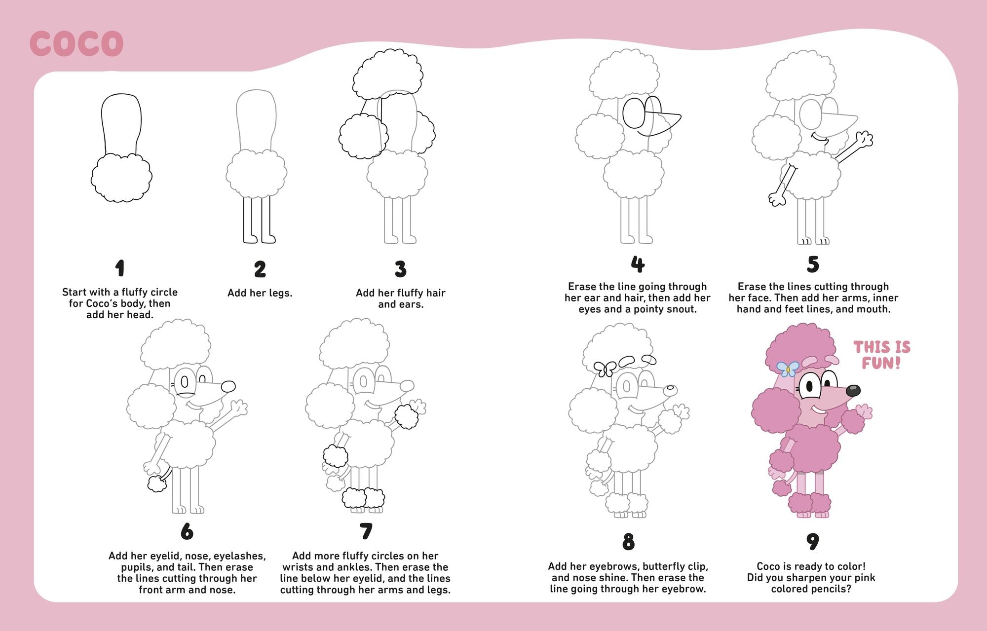 Bluey: How to Draw