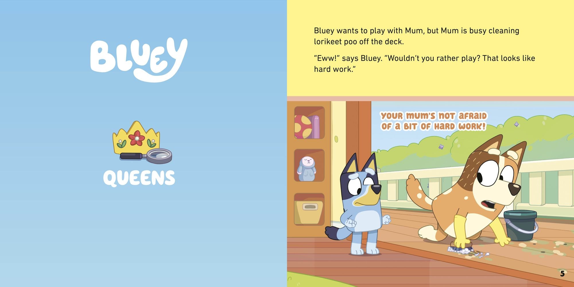 Bluey: Queens and Other Stories: 4 Stories in 1 Book. Hooray!