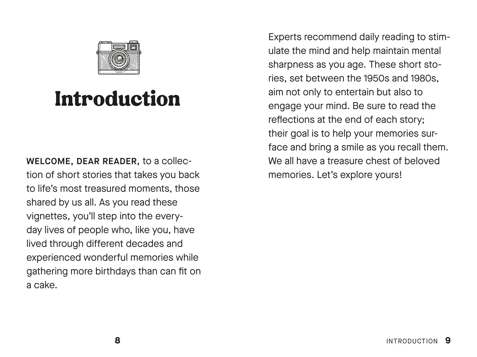 A Walk Down Memory Lane: Short Stories for Seniors to Spark Joy and Stay Sharp