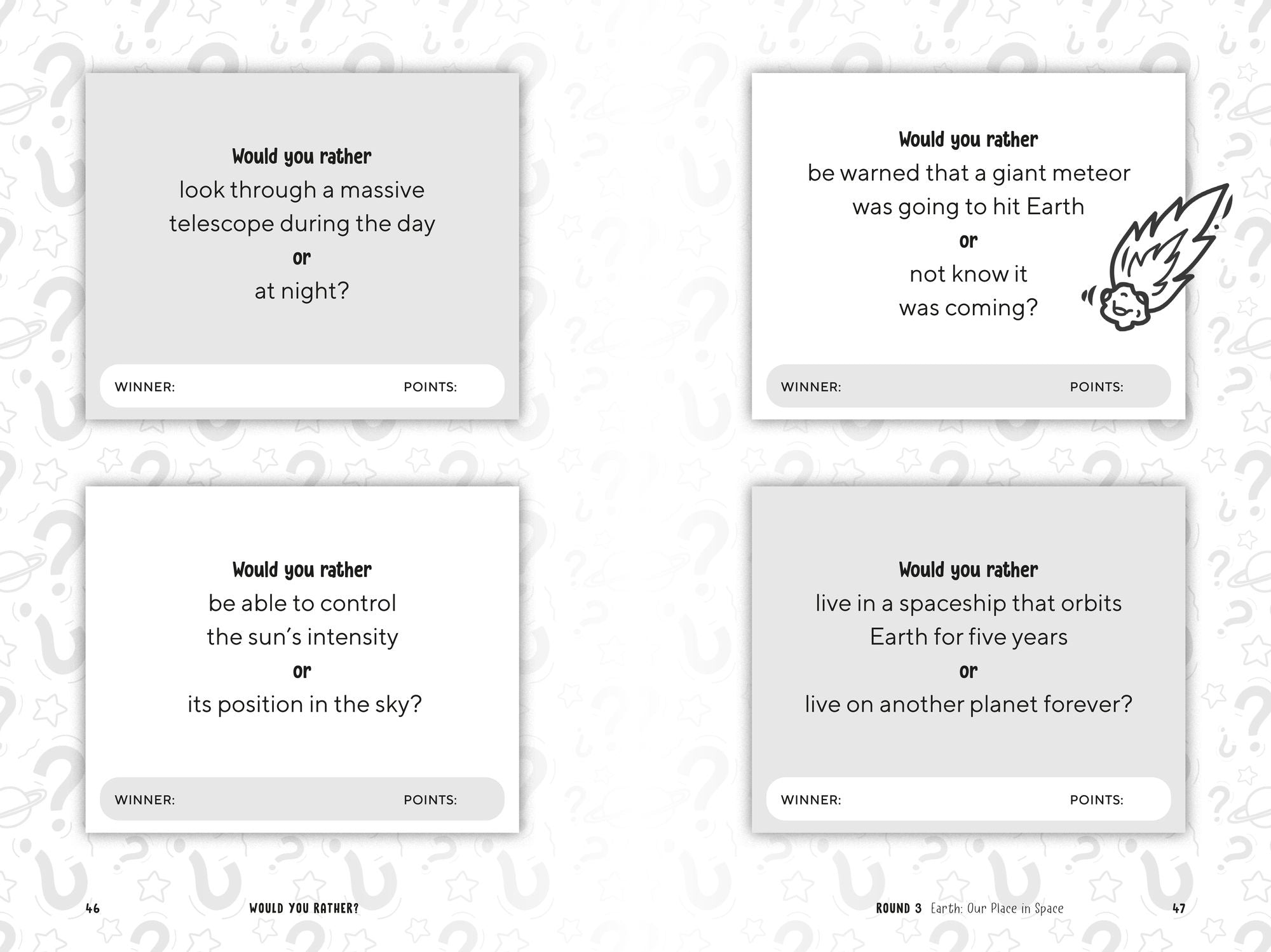 Would You Rather? Outer Space Edition: Blast Off into a Hilarious Game of Astronomical Fun
