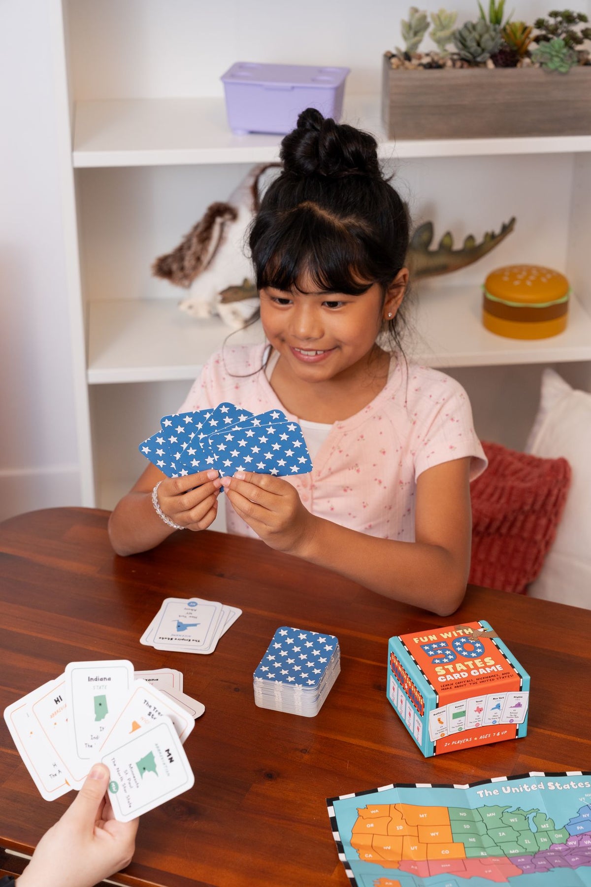 Fun with 50 States Card Game: Learn Capitals, Nicknames, and More about the United States!