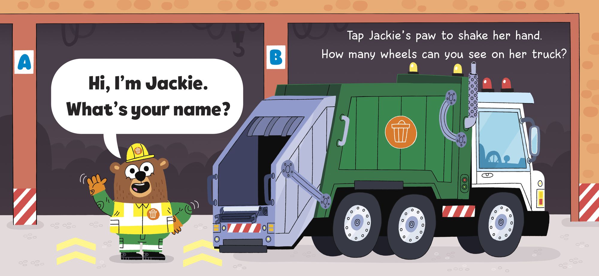 Point & Play: Trash Trucks: Count, Learn, and MOVE for Interactive Fun