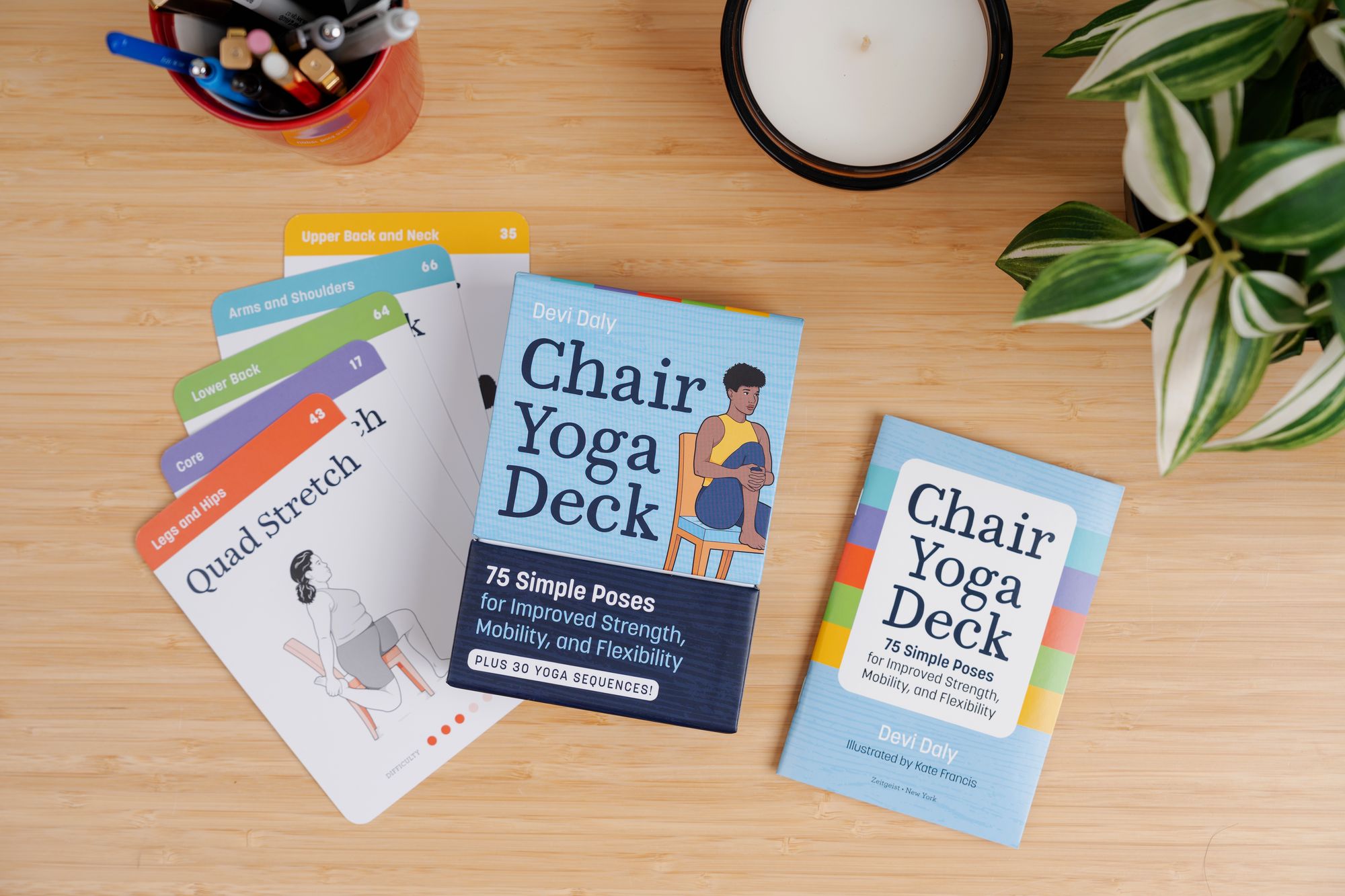Chair Yoga Deck: 75 Simple Poses for Improved Strength, Mobility, and Flexibility