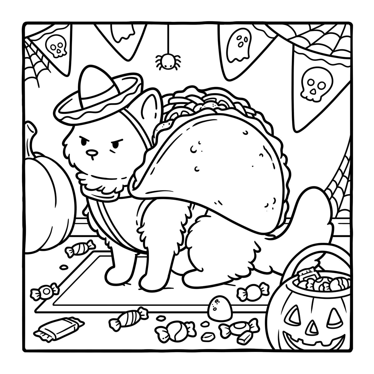 Cozy Kitties: Cute Coloring Book