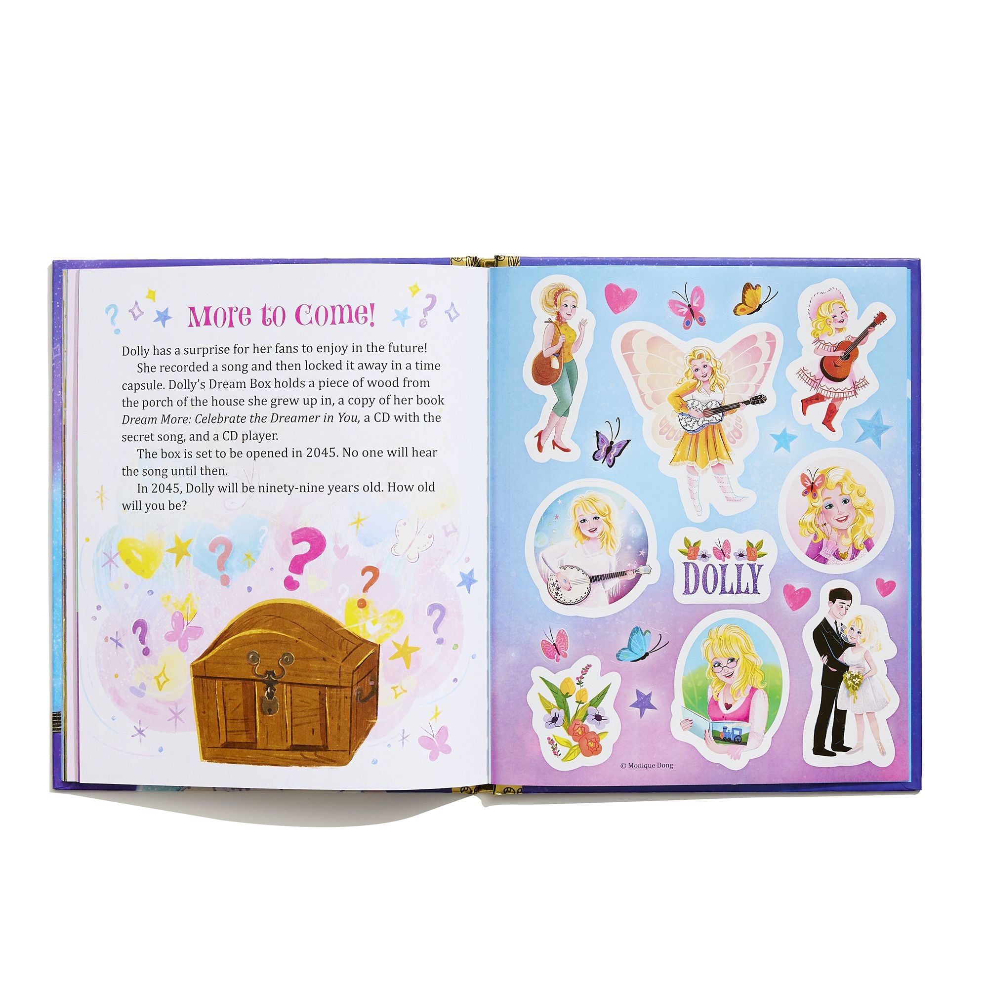 Dolly Parton Ultimate Fan Edition Little Golden Book Biography: 22 Bonus Pages! Stickers!
