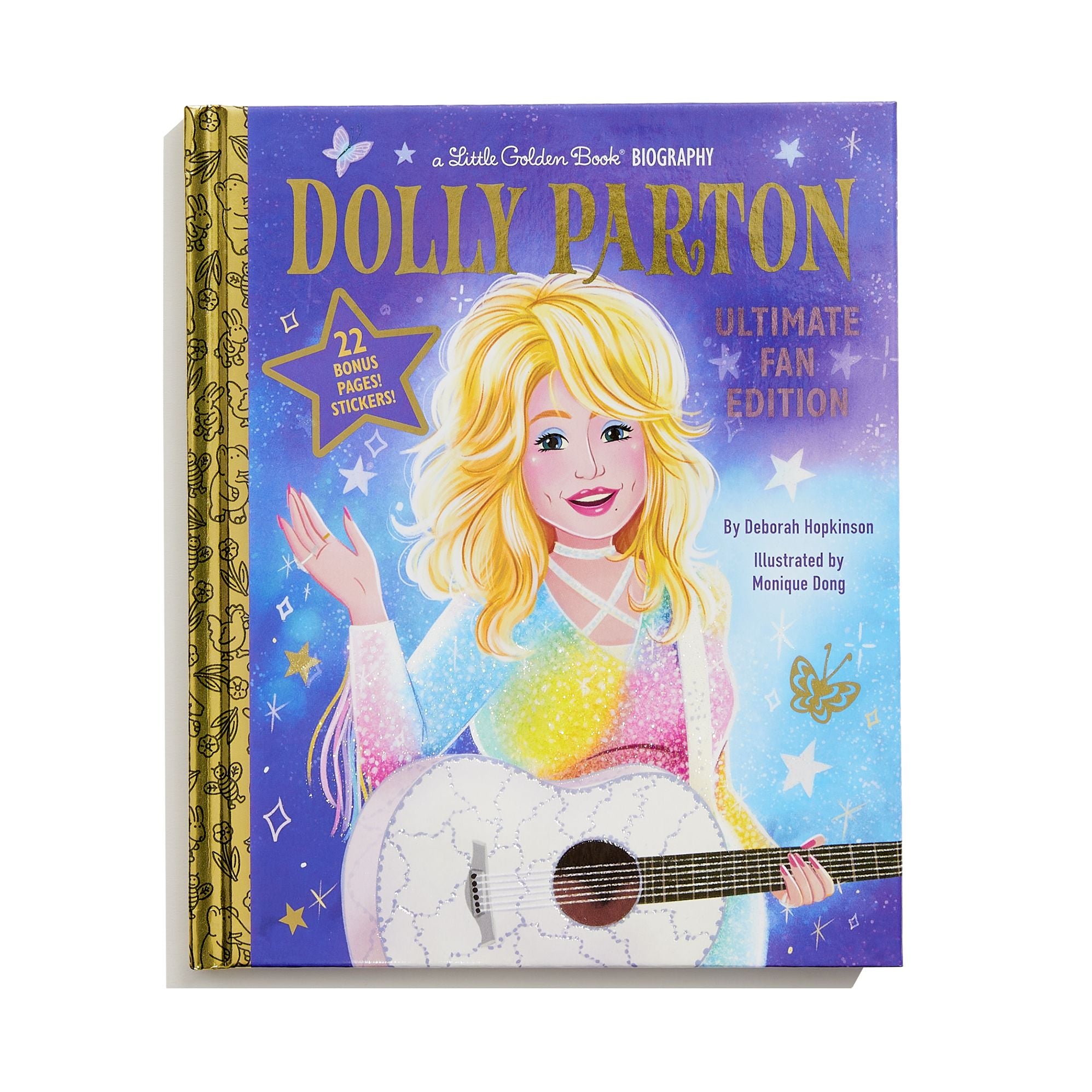 Dolly Parton Ultimate Fan Edition Little Golden Book Biography: 22 Bonus Pages! Stickers!