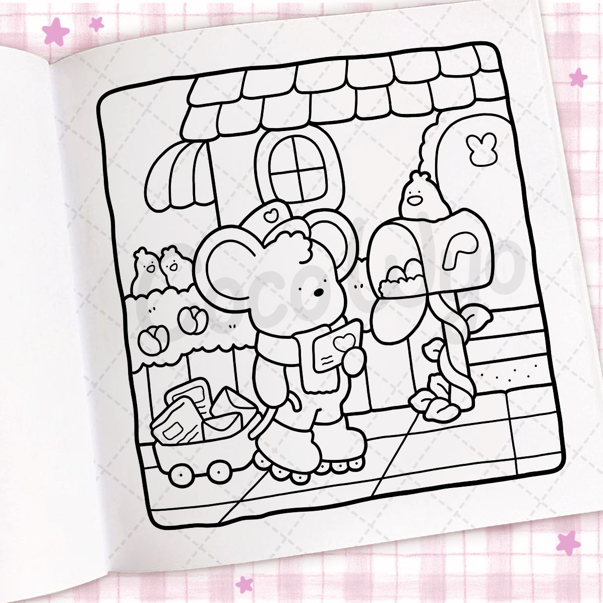 Cozy Days: Coloring Book for Adults and Kids