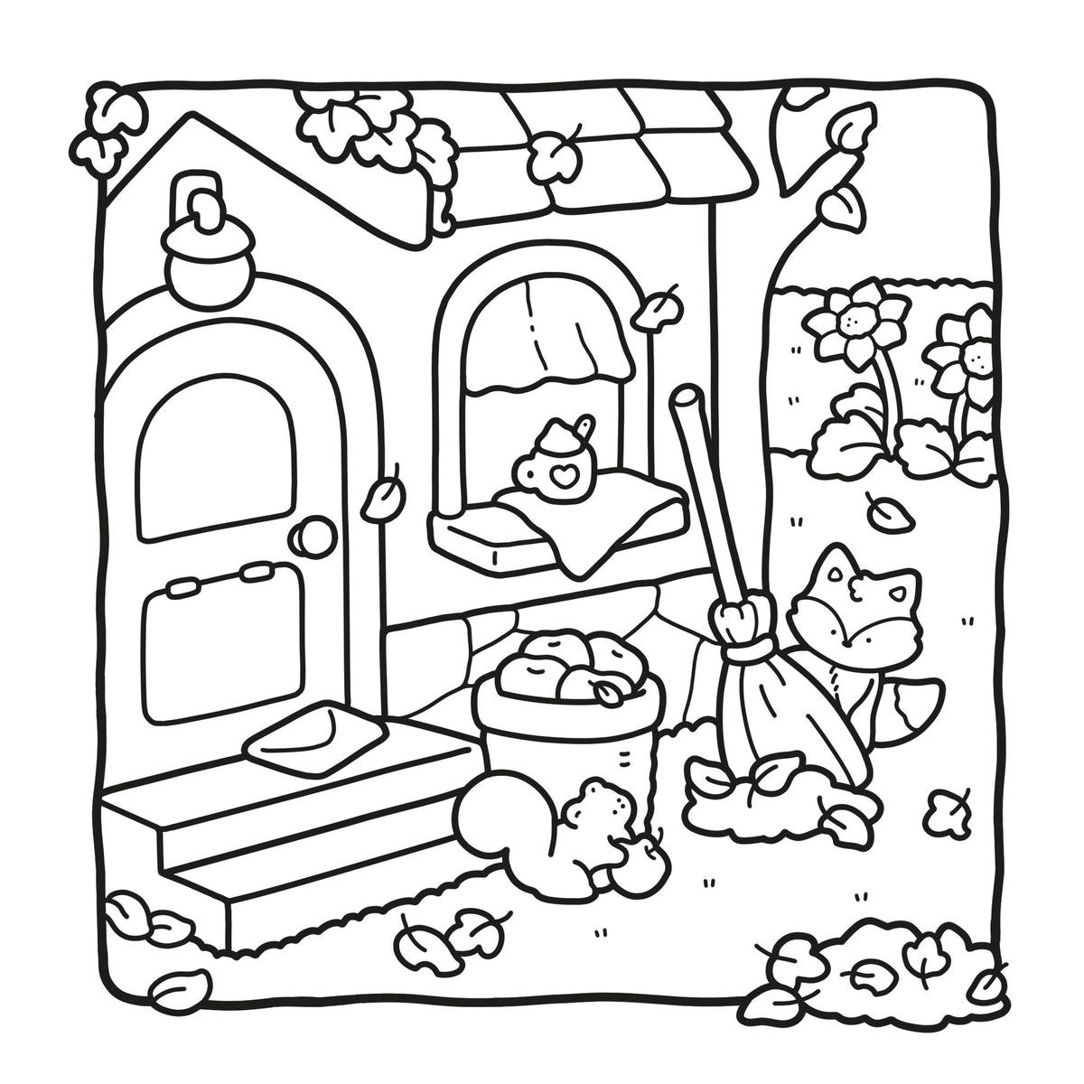 Cozy Season: Coloring Book for Adults and Kids