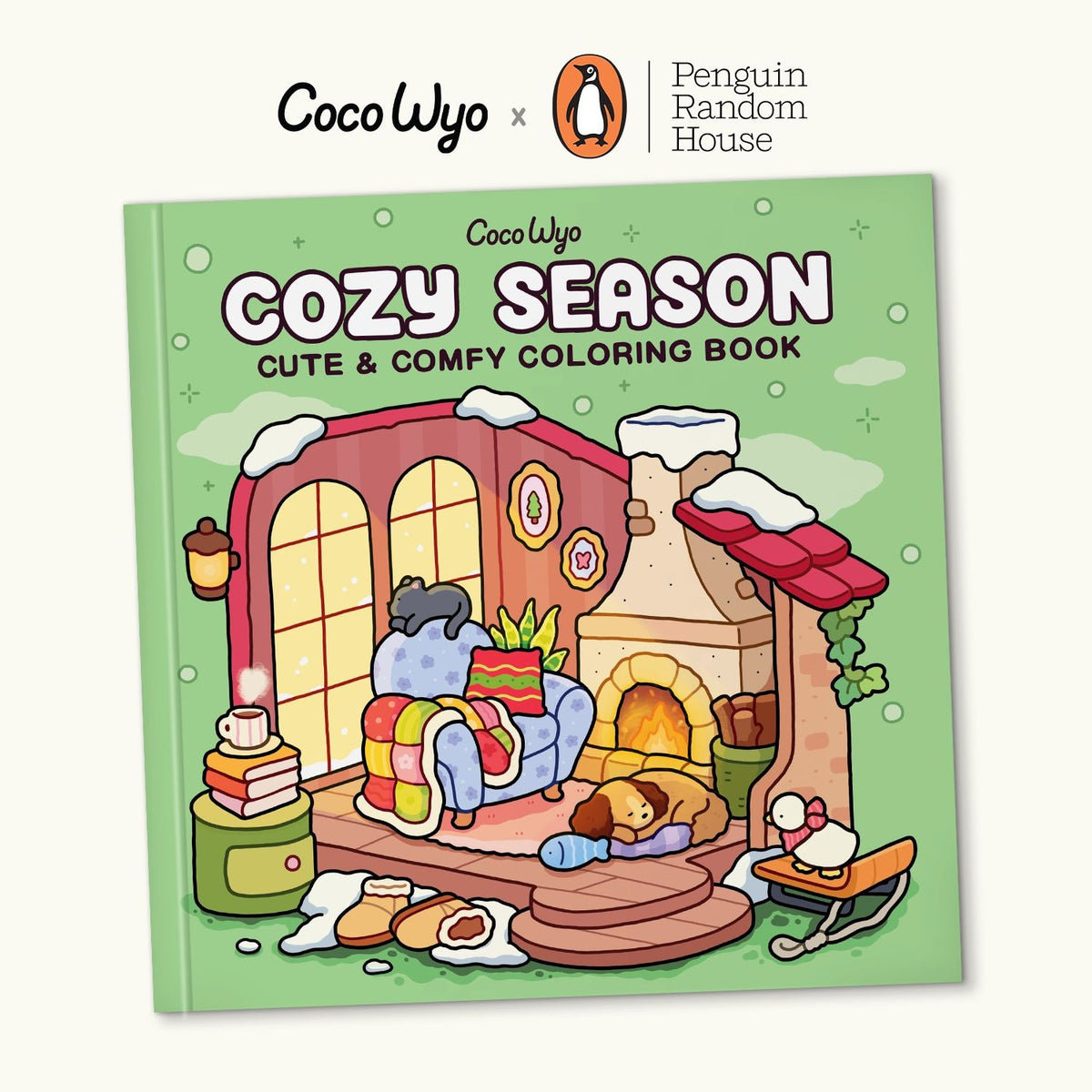 Cozy Season: Coloring Book for Adults and Kids