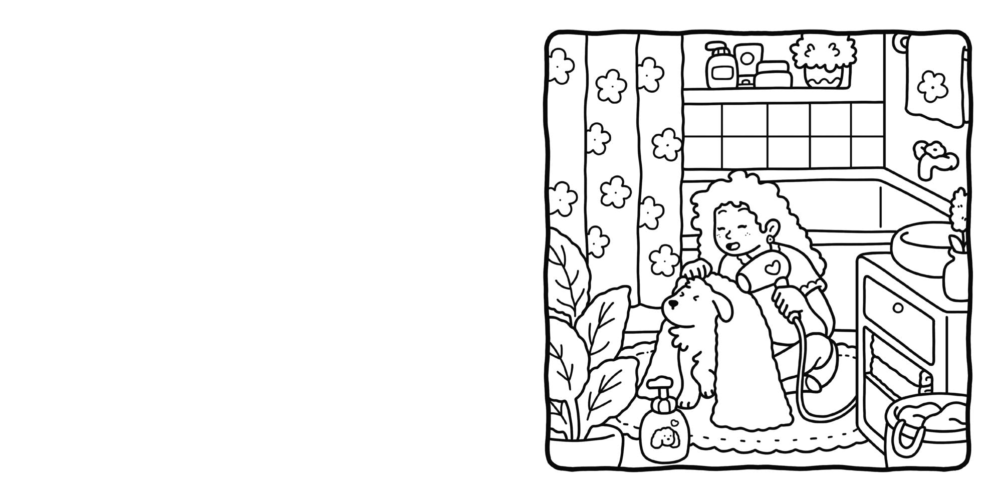 Girl Moments: Coloring Book for Adults and Kids