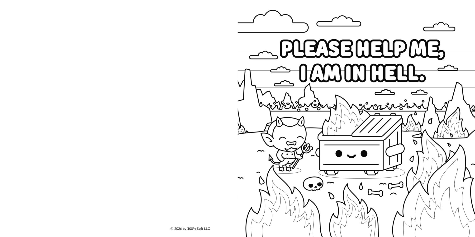 The Official Dumpster Fire Coloring Book