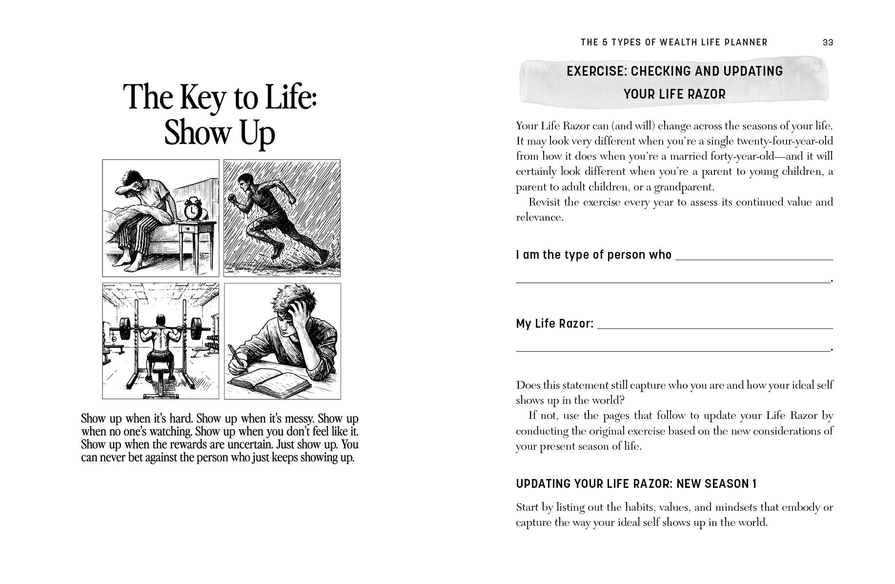 The 5 Types of Wealth Life Planner