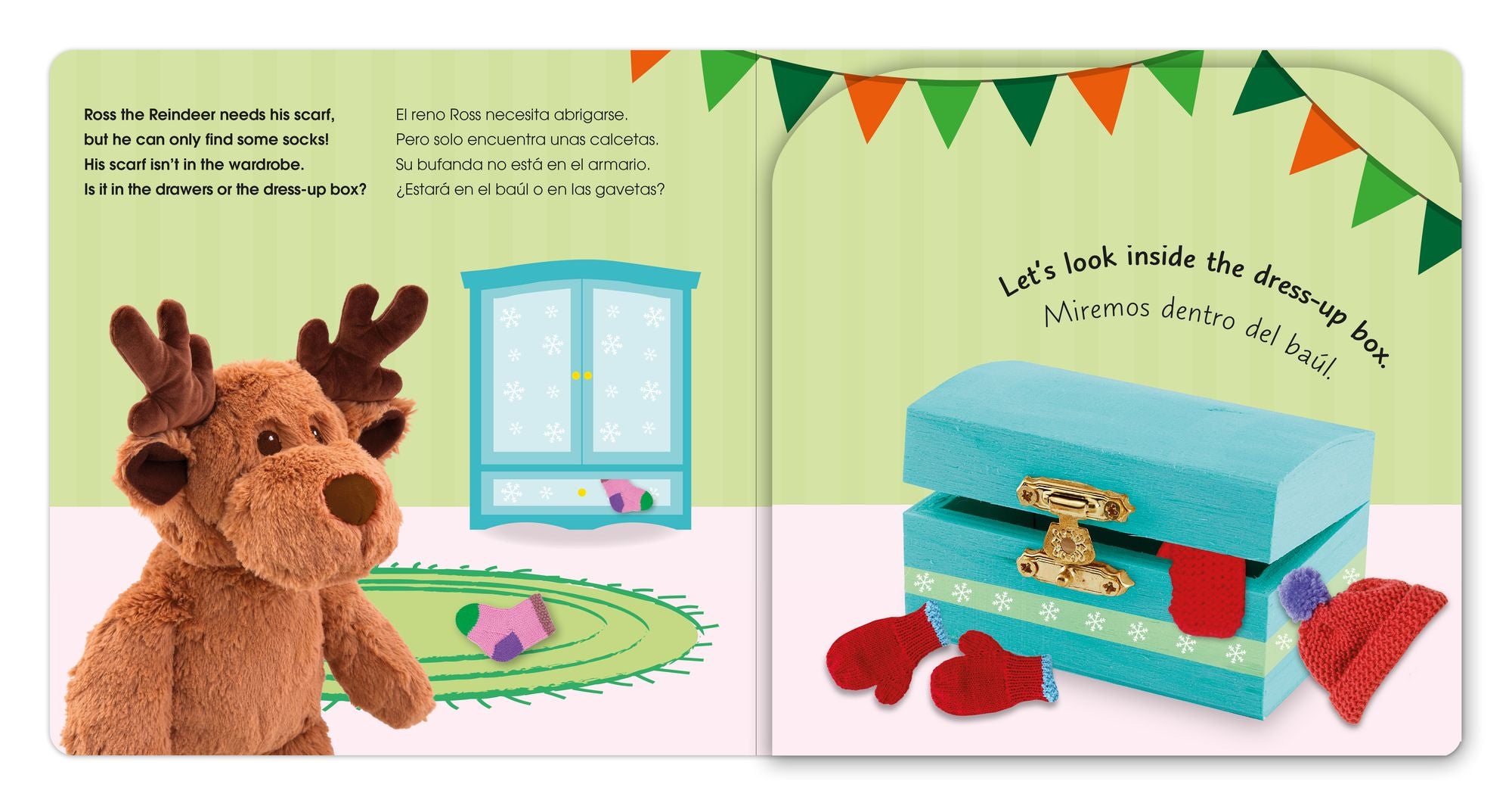 Bilingual Pop-Up Peekaboo! Reindeer / El reno