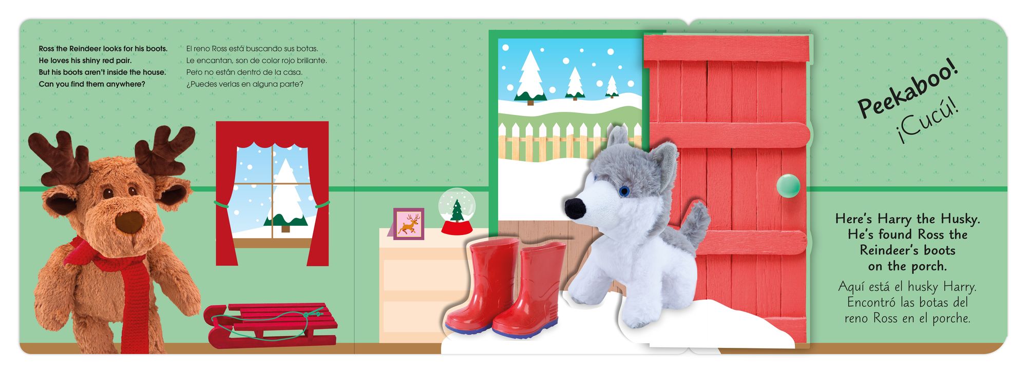 Bilingual Pop-Up Peekaboo! Reindeer / El reno