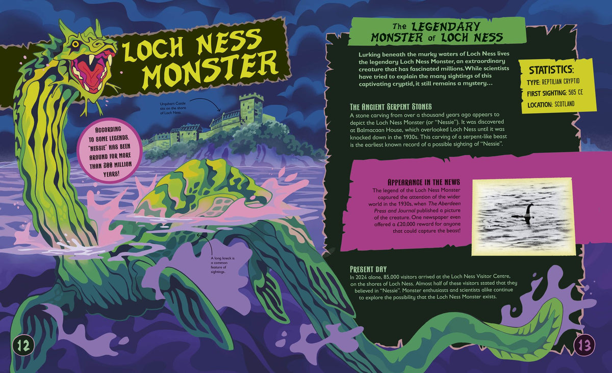 Cryptids: Uncover the Secrets Behind the World's Most Baffling Beasts and Curious Creatures