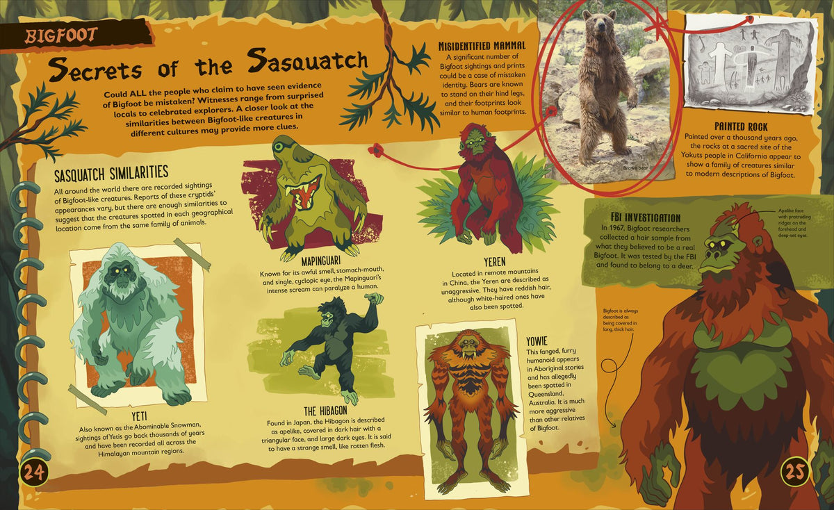 Cryptids: Uncover the Secrets Behind the World's Most Baffling Beasts and Curious Creatures