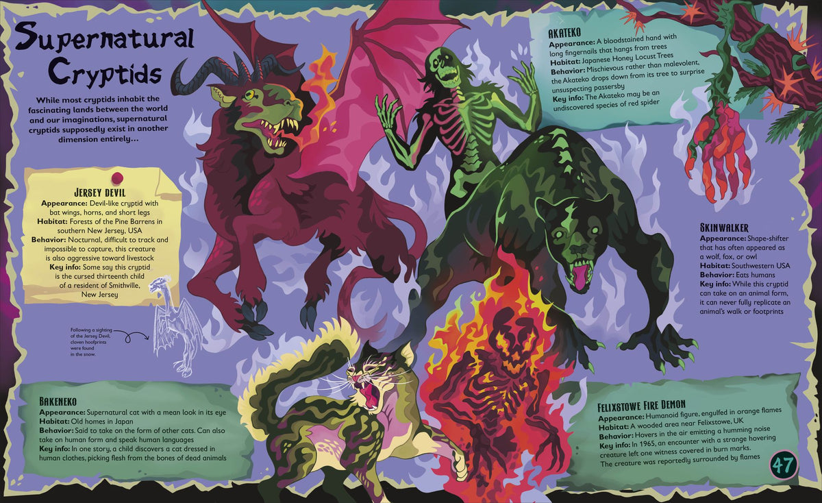 Cryptids: Uncover the Secrets Behind the World's Most Baffling Beasts and Curious Creatures