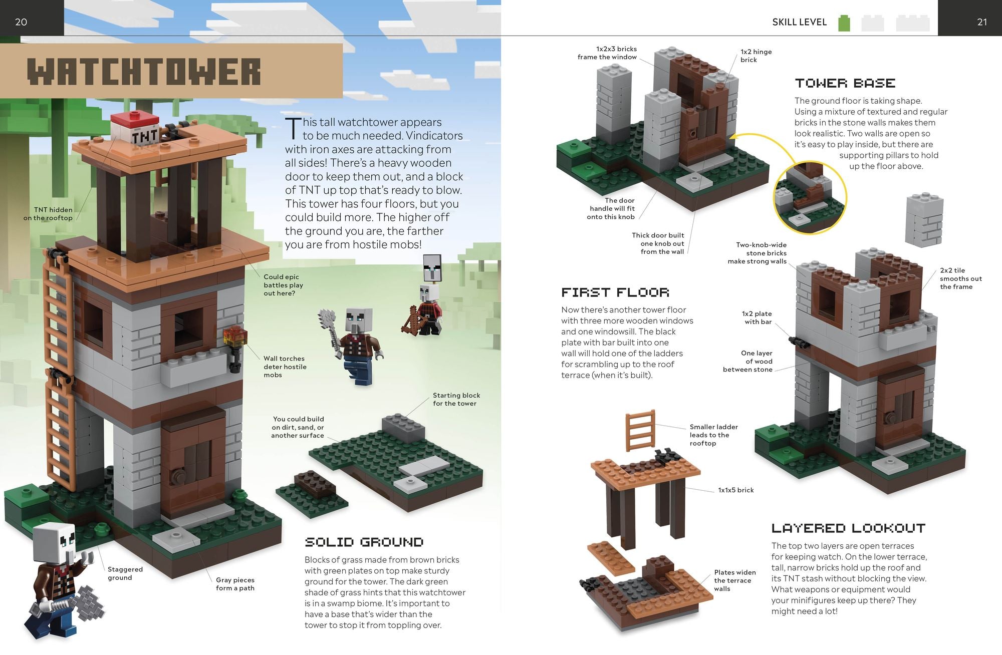 How to Build LEGO Minecraft Houses