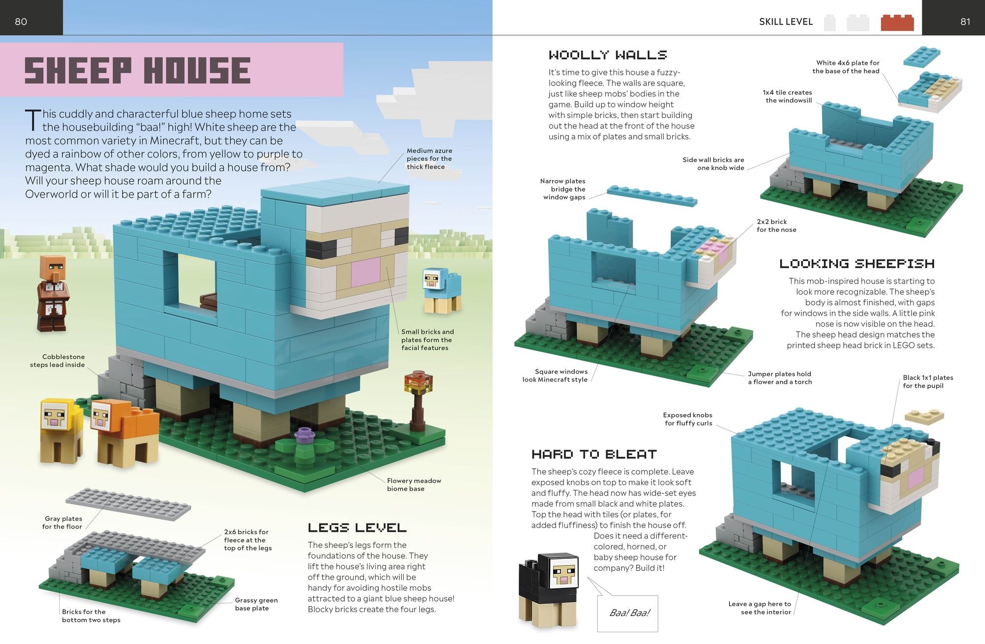 How to Build LEGO Minecraft Houses