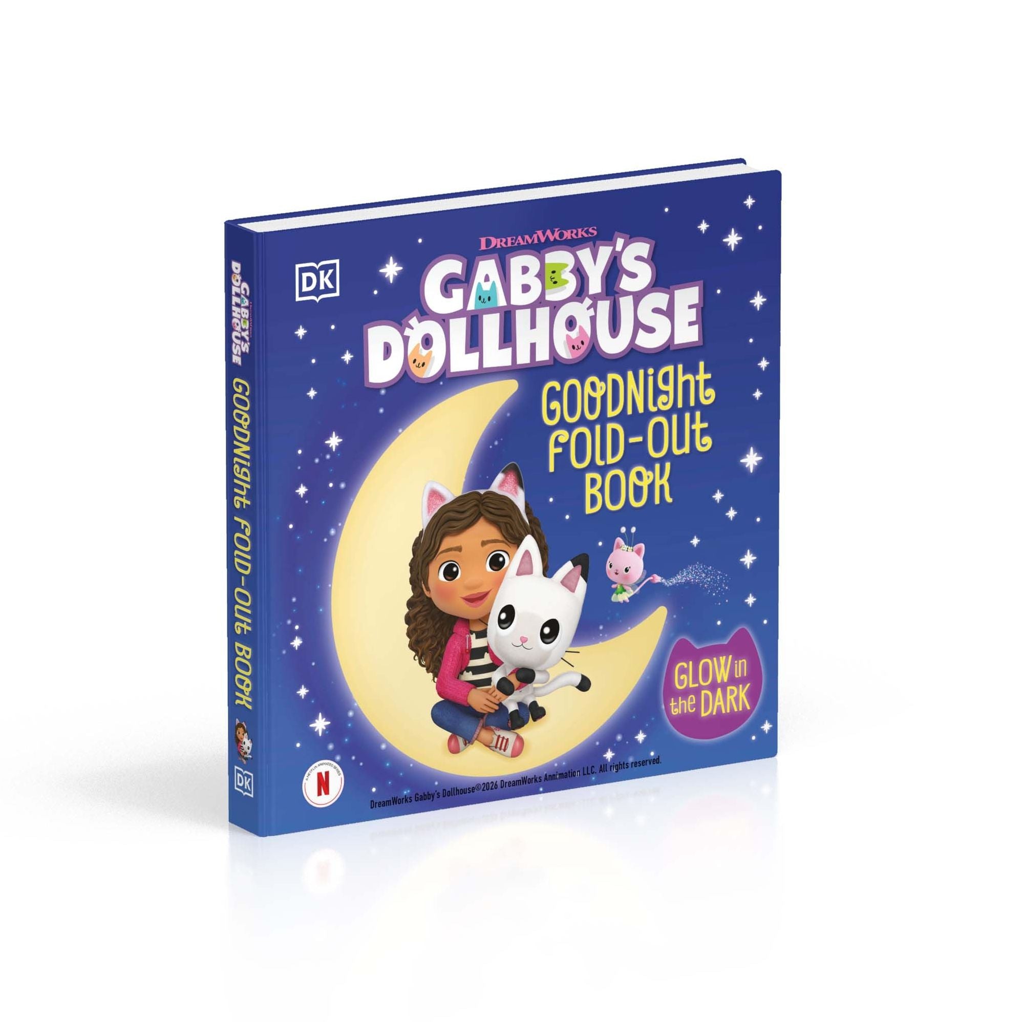 Gabby's Dollhouse Goodnight Fold-out Book