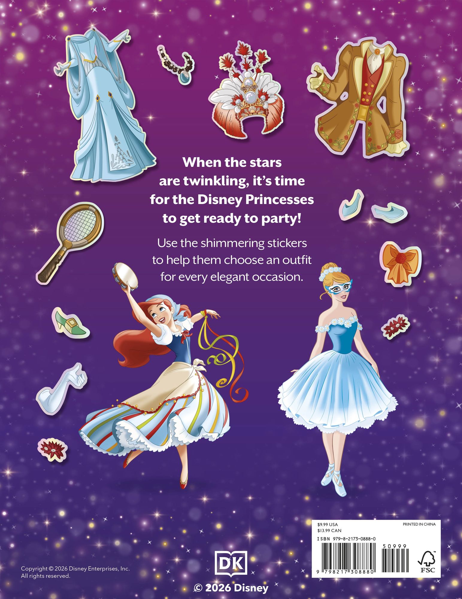 Disney Princess Sticker Dress Up Party