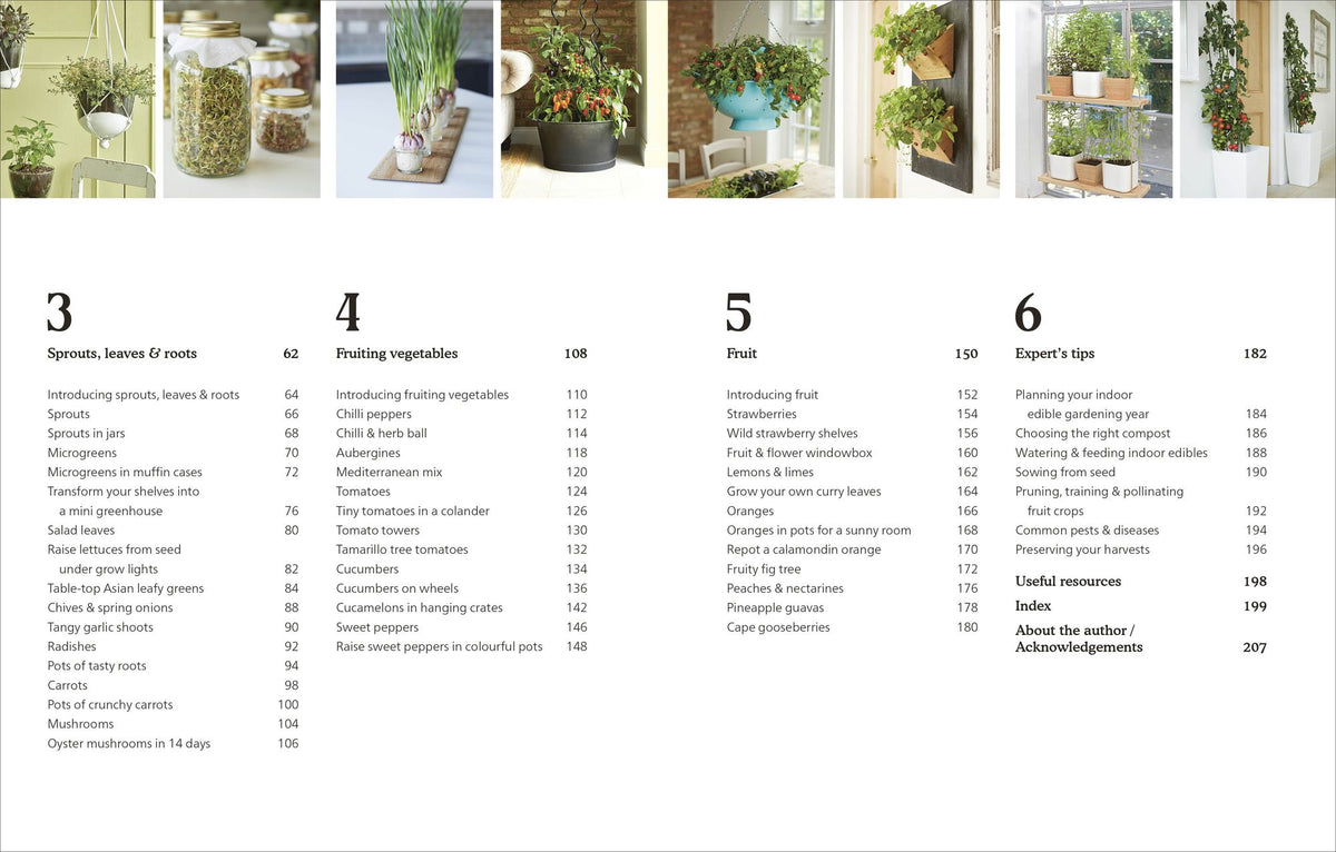 Indoor Edible Garden: Creative Ways to Grow Herbs, Fruit & Vegetables in Your Home