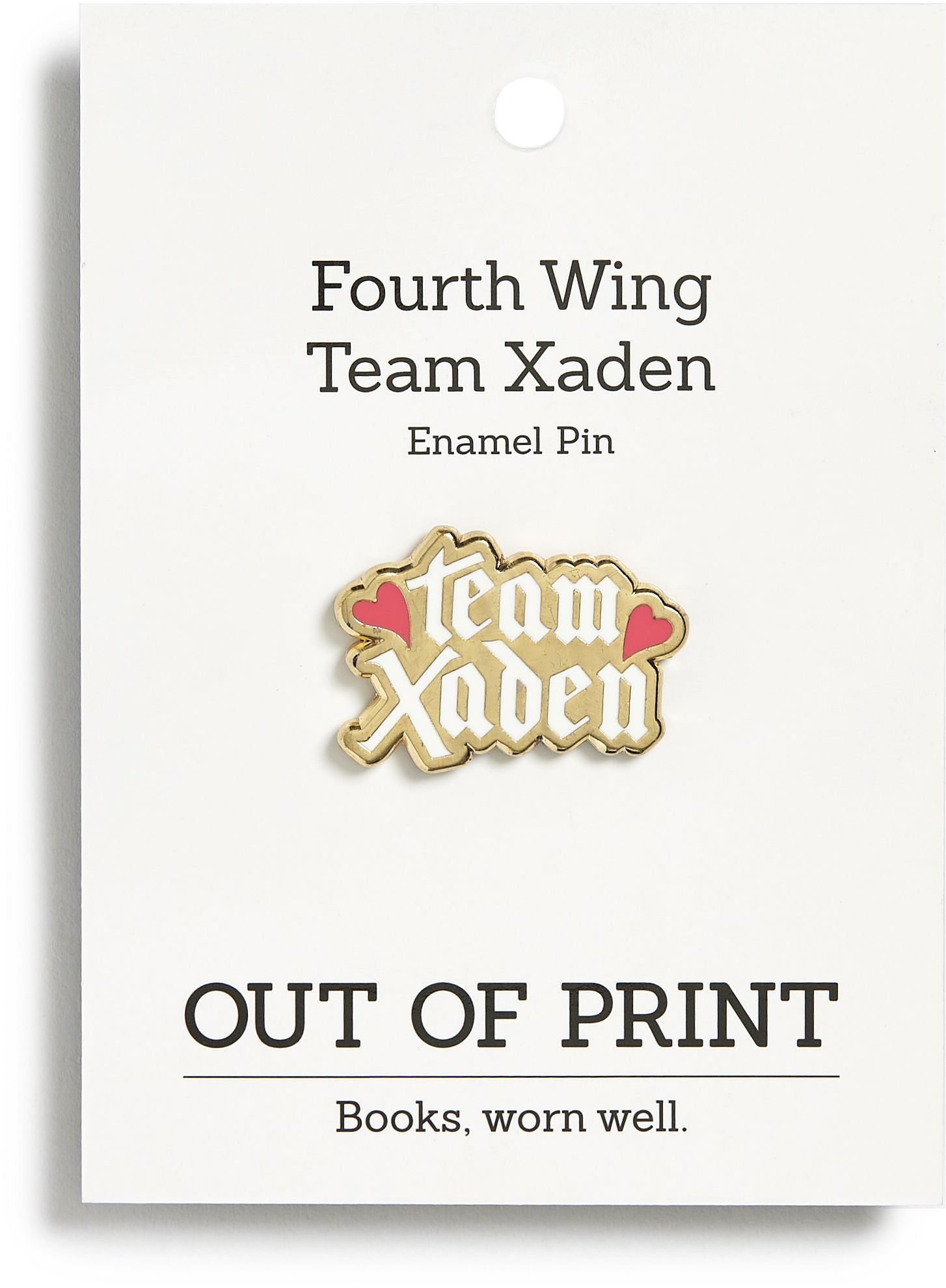 Fourth Wing -Team Xaden Enamel Pin B&N Exclusive