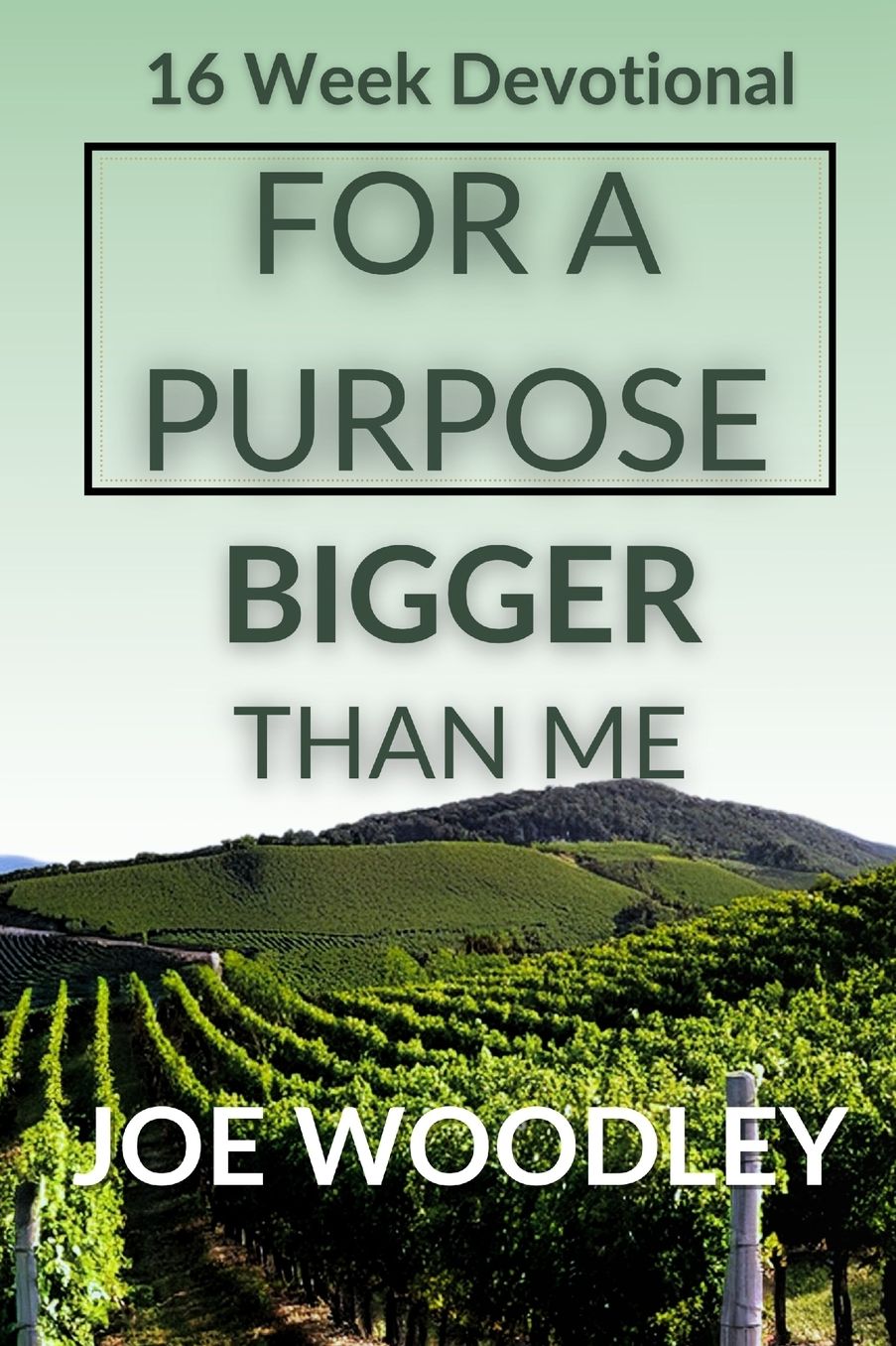 For A Purpose Bigger Than Me: Sixteen- Week Devotional and Journal