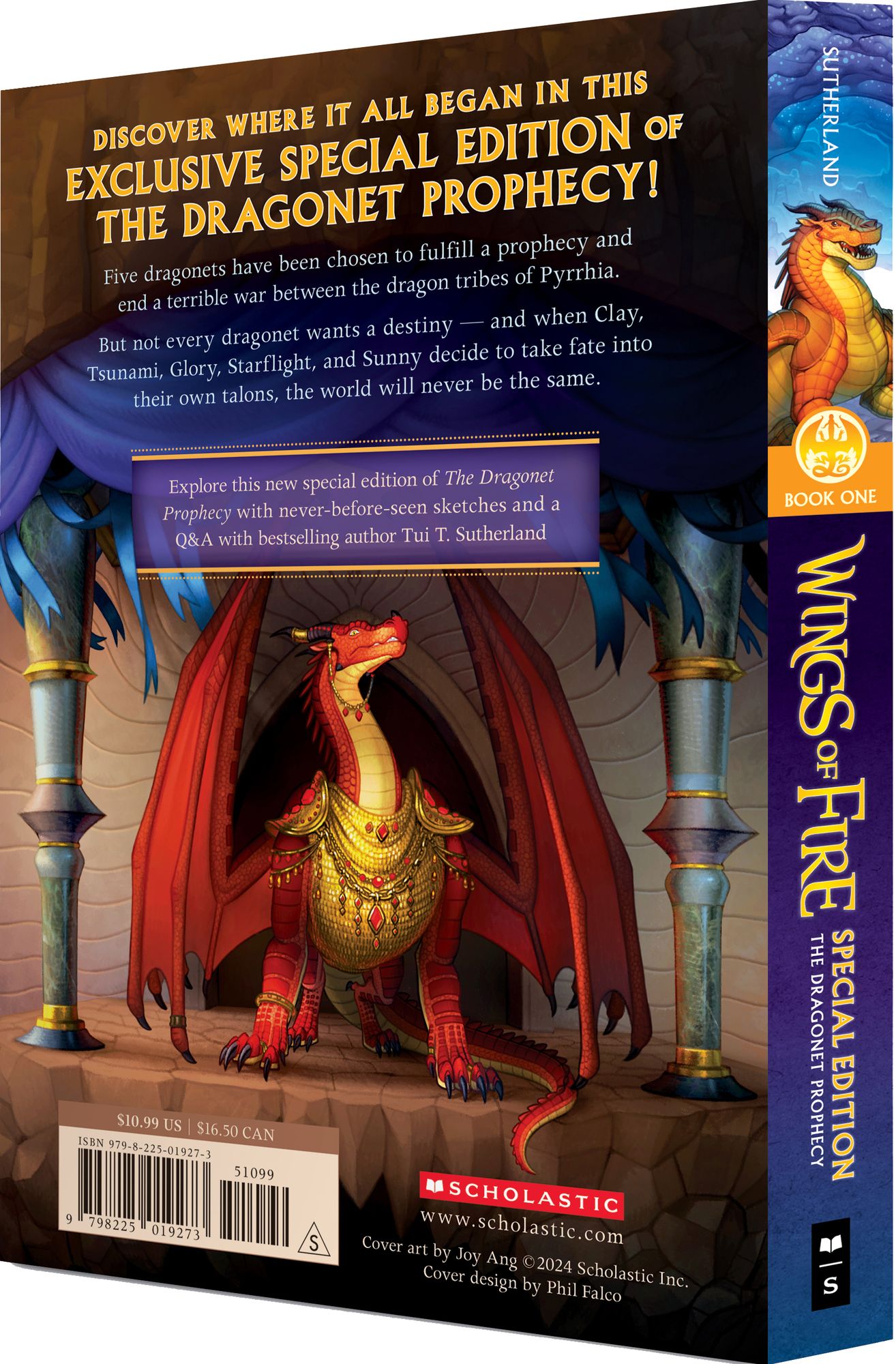 The Dragonet Prophecy: Special Edition (Stenciled Edges) (Wings of Fire Book One)