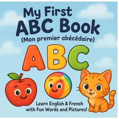 ABC Bilingual Alphabet Book: English-French learning book for kids aged 2-6