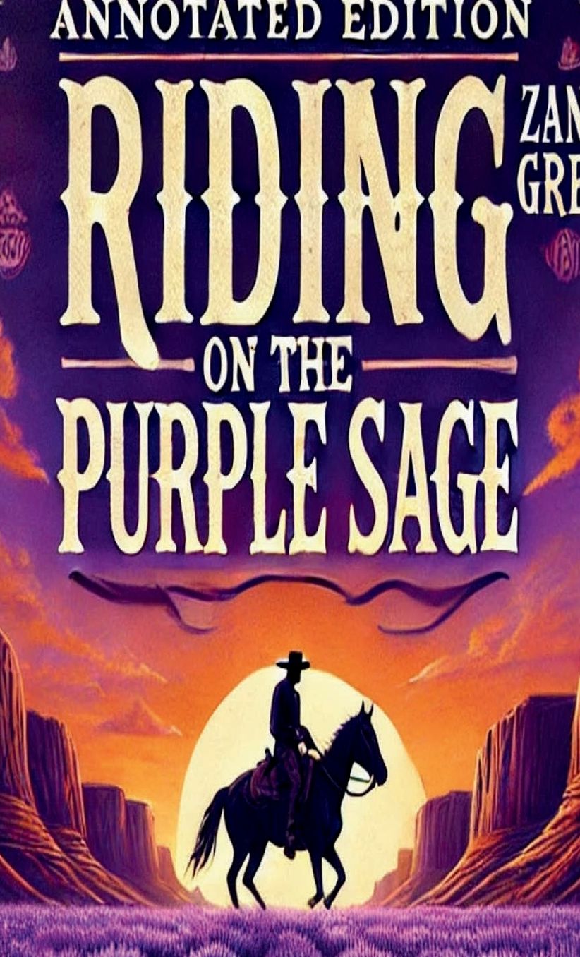Riders of the purple sage: A classic western adventure novel by Zane Grey - Annotated edition:A Legendary Tale of Love, Justice, and Gunslingers in the American Frontier - Perfect for Fans of Cowboy Romance and Old