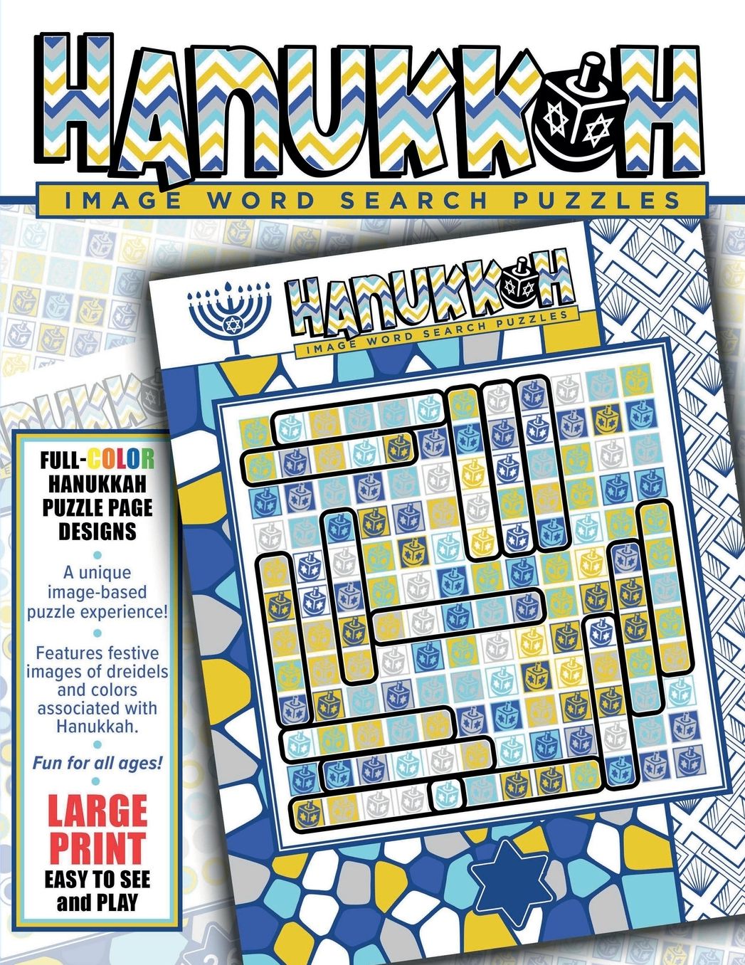 HANUKKAH: Image Word Search Puzzles