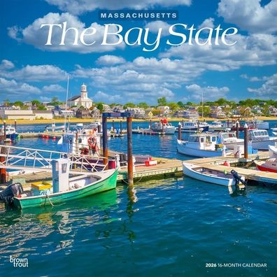2026 The Bay State (Massachusetts Places) Square Flap