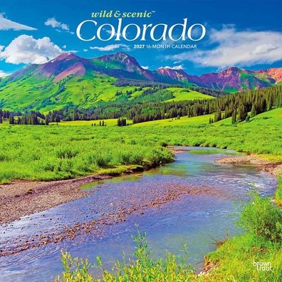 2027 Colorado Wild & Scenic Square Wall Calendar