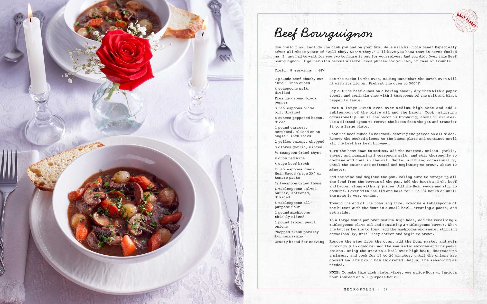 DC: Superman: The Official Cookbook and Stand Gift Set: Recipes from Smallville to the Hall of Justice and Beyond