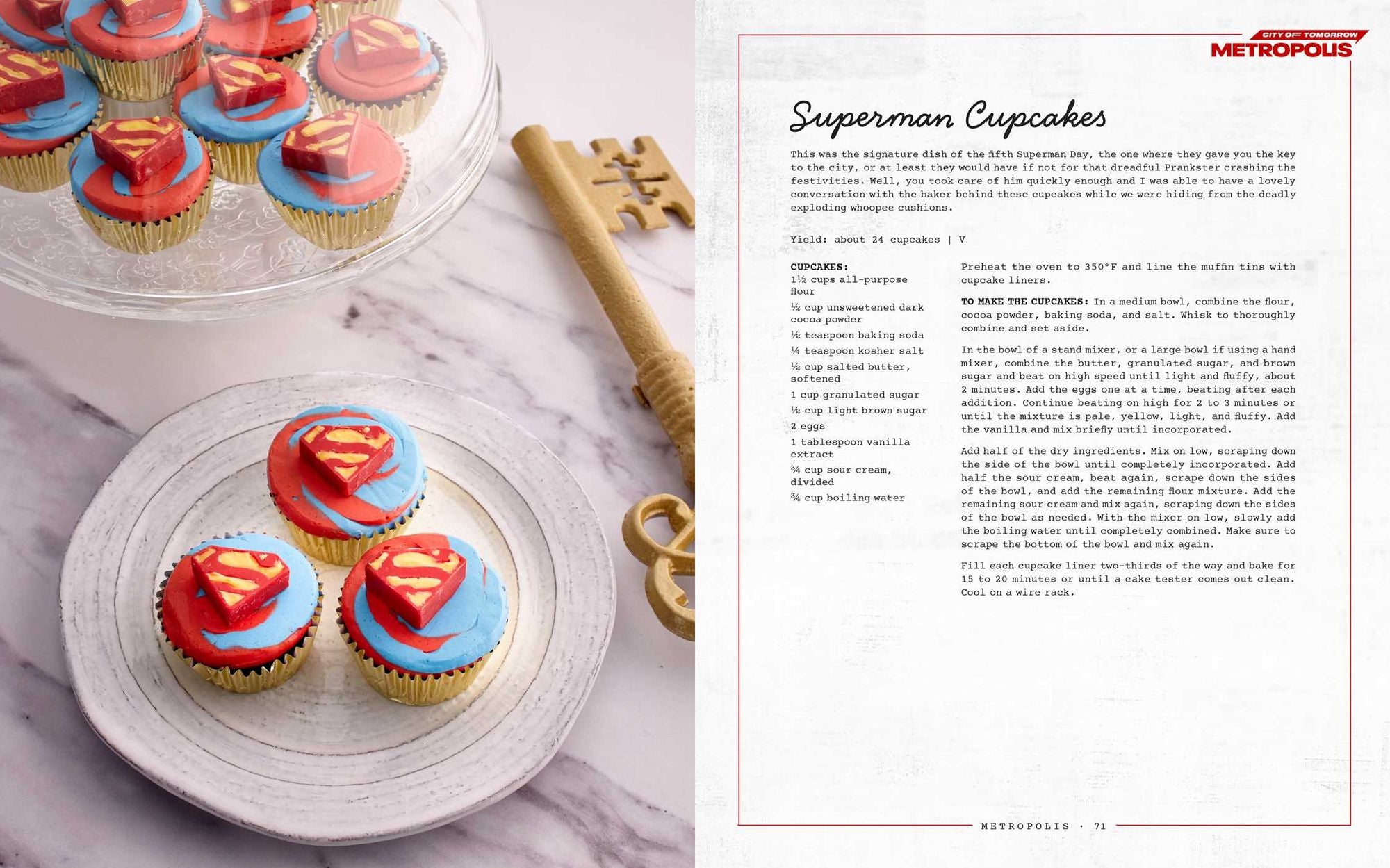 DC: Superman: The Official Cookbook and Stand Gift Set: Recipes from Smallville to the Hall of Justice and Beyond