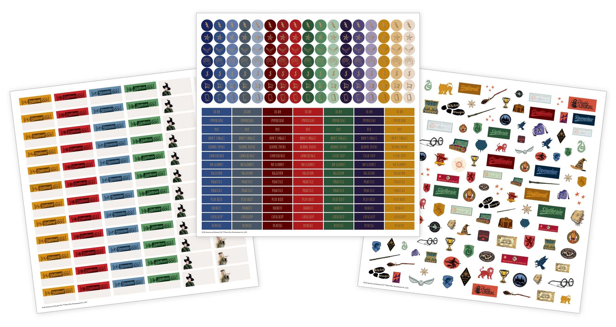 2026 Harry Potter: Hogwarts Family Wall Planner