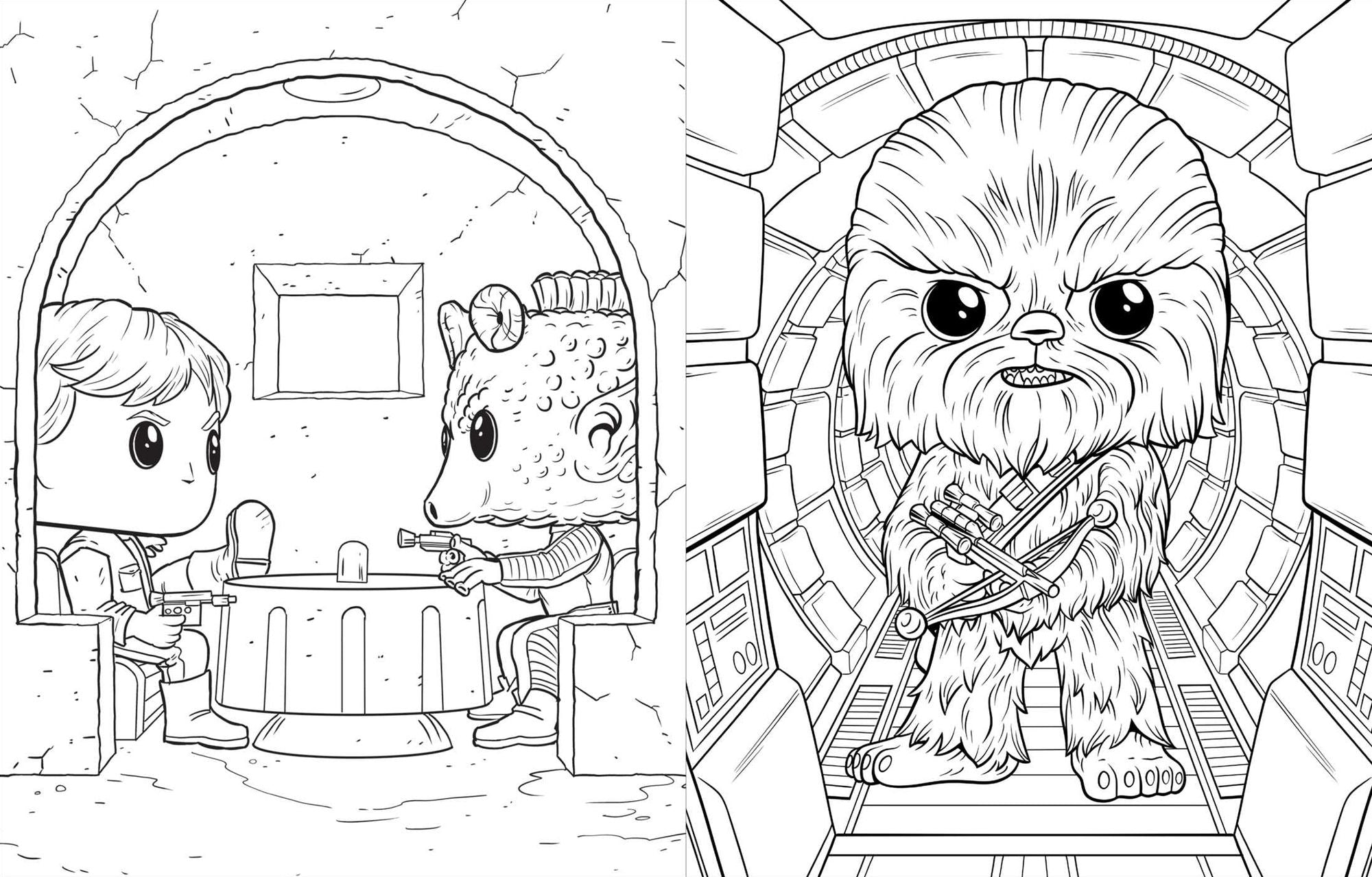 Star Wars: The Official Funko POP! Coloring Book