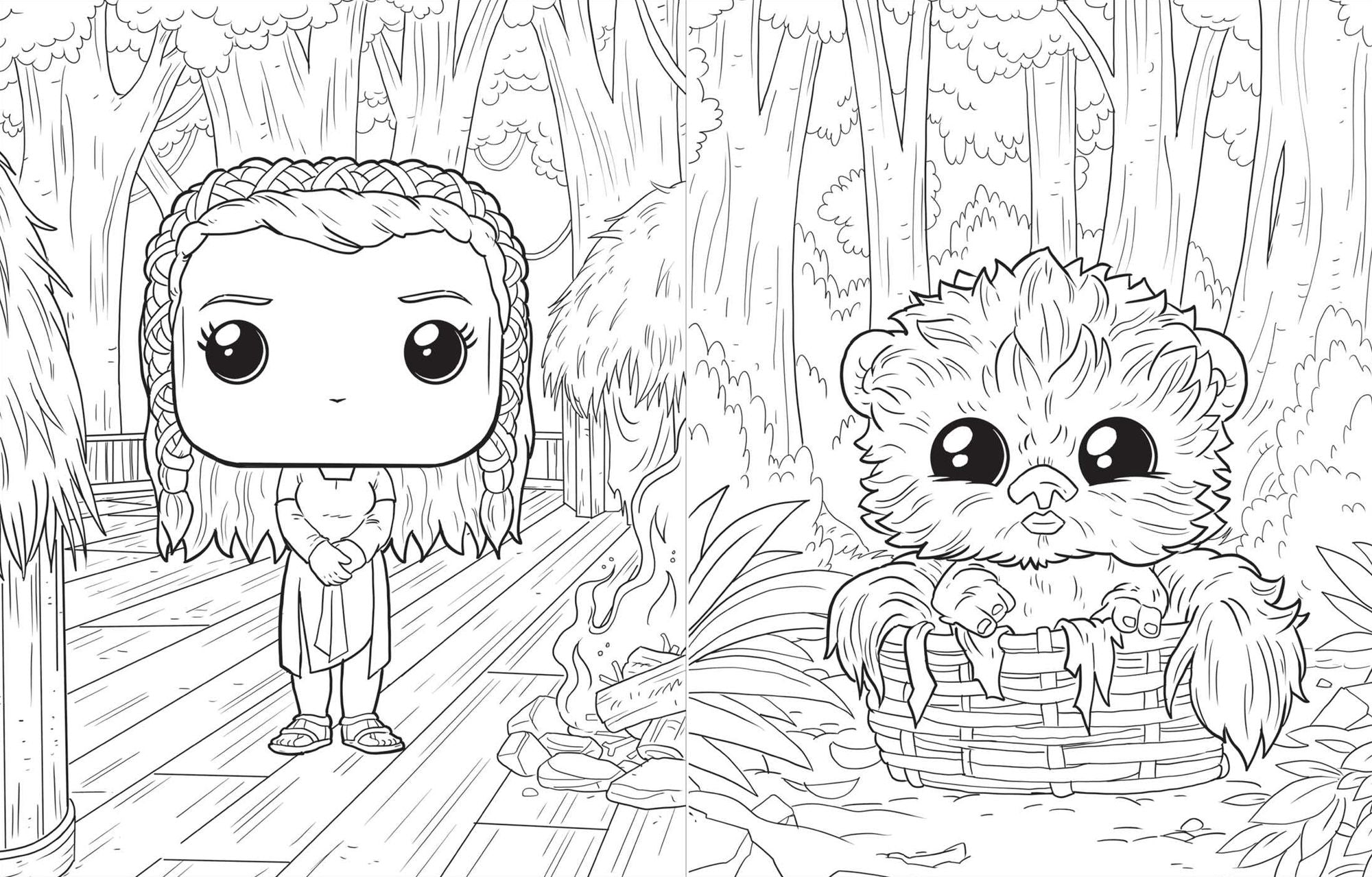 Star Wars: The Official Funko POP! Coloring Book