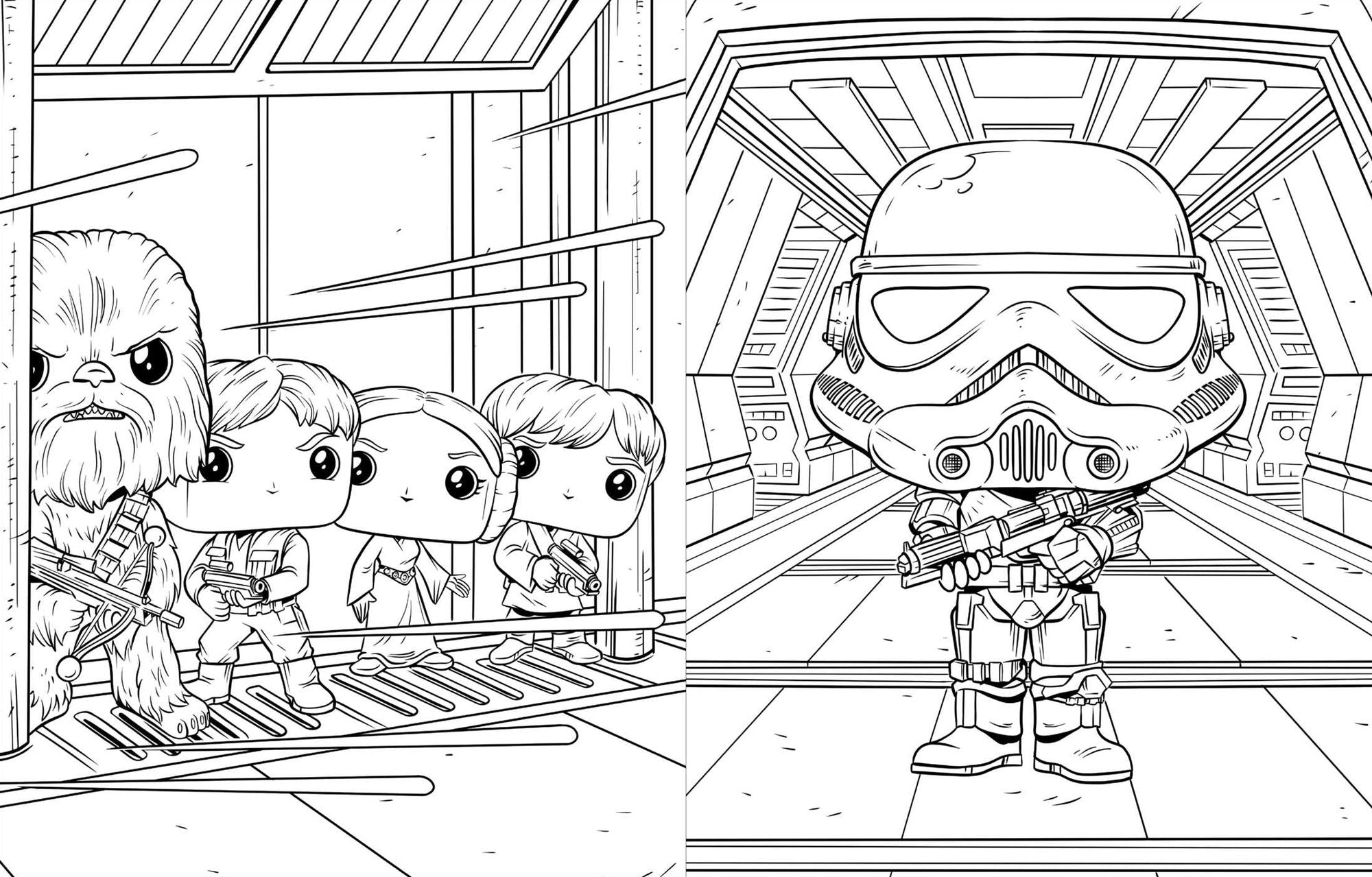 Star Wars: The Official Funko POP! Coloring Book