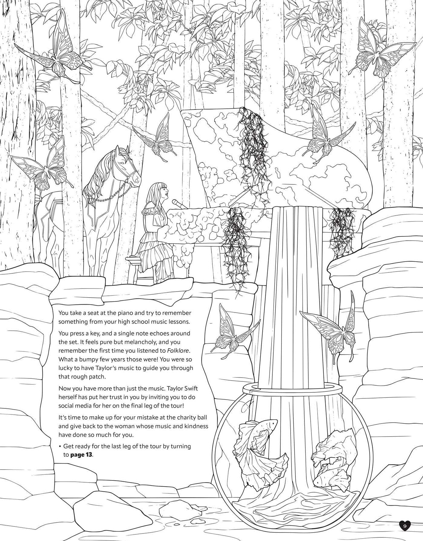 Taylor Swift in Every Era: An Unofficial Coloring Adventure