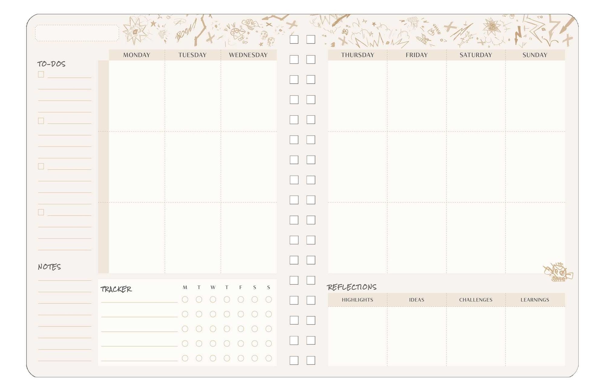 Arcane 12-Month Undated Planner