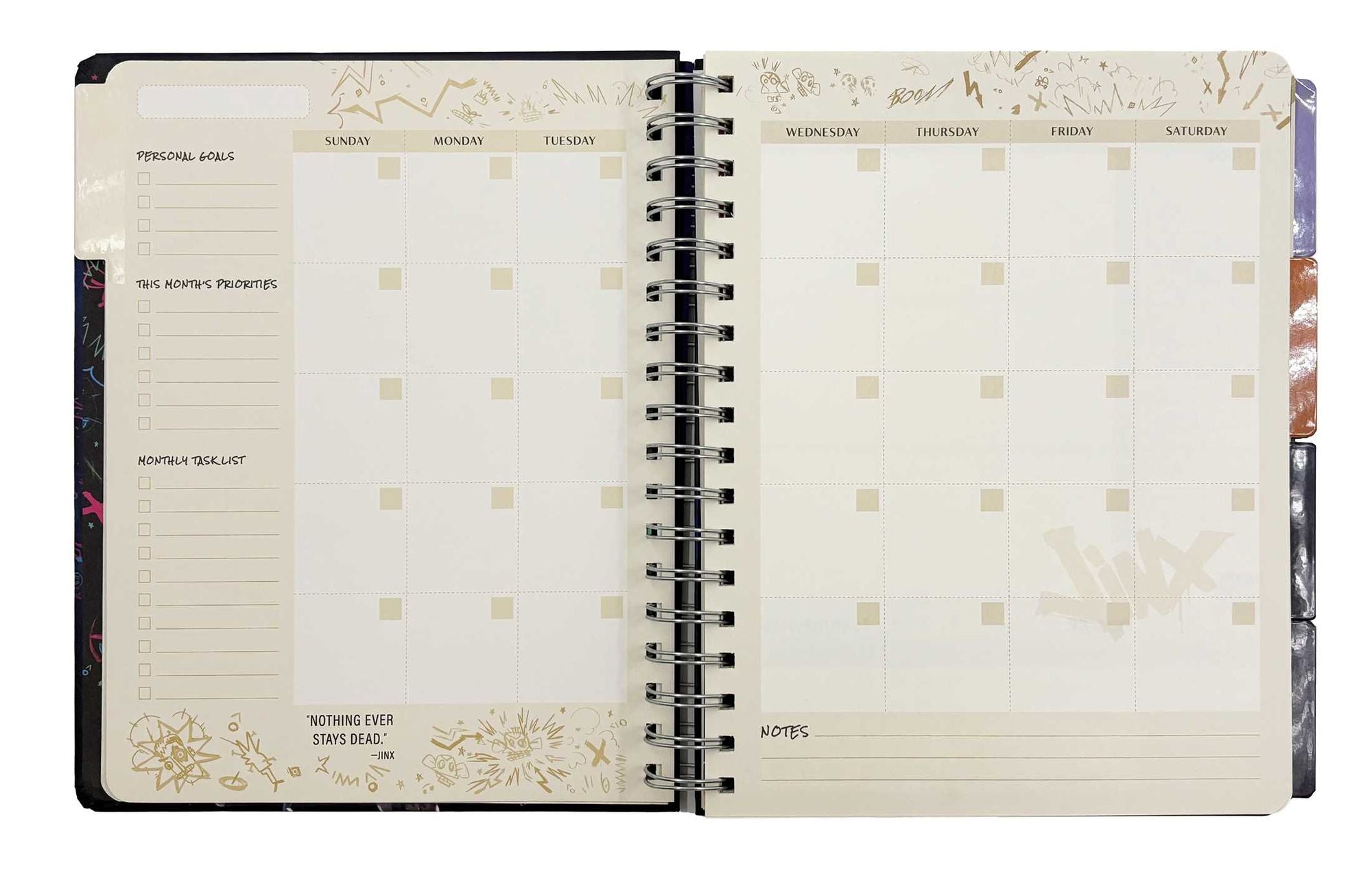 Arcane 12-Month Undated Planner