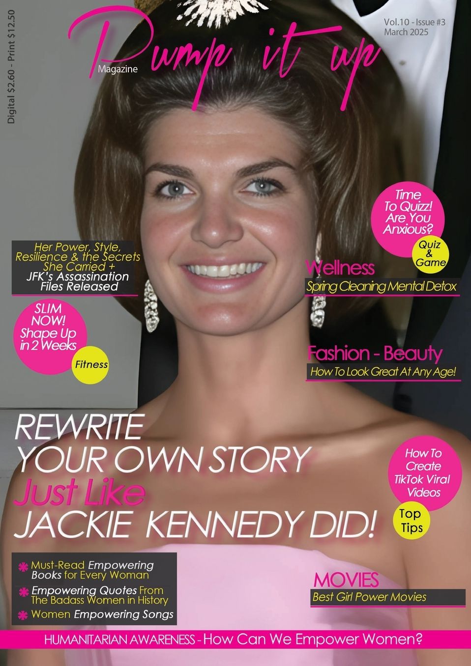 Pump It Up Magazine: Reinvent Your Story-Just Like Jackie Kennedy Did!